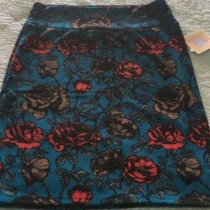 LuLaRoe Cassie pencil skirt gorgeous floral XL